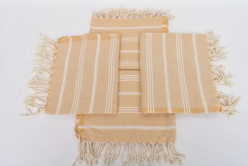 Custom Wedding Gifts, Personalized Hand Towel, Wedding Favors, Employee Gifts, 36x24 Cotton Striped Towel, Bulk Order Towel, Custom Hand Towel - 6