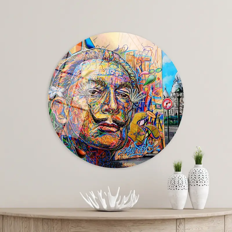 Dali's Dream: Abstract Colorful Graffiti Canvas Print