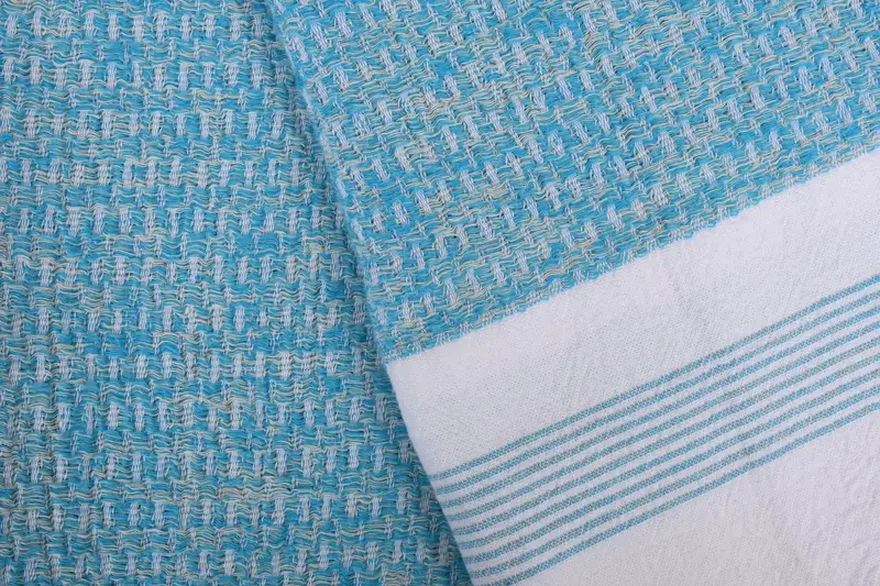 Bridesmaid Gift, Luxury Turkish peshtemal beach towel, Gift For Boyfriend, Absorbent towel, Large Turkish Towel, 70x32 Cotton Striped Towel - 5