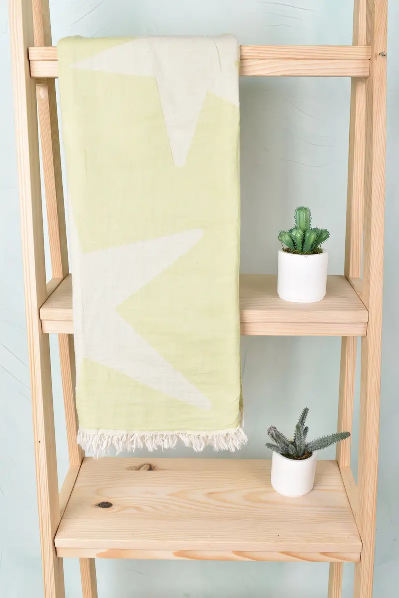 Summer Towel, 68x36 Cotton Star Design Towel, Cotton towel, Quick-dry peshtemal, Bachelorette Gifts, Bridesmaid Gifts Personalized, Gym Towel - 1
