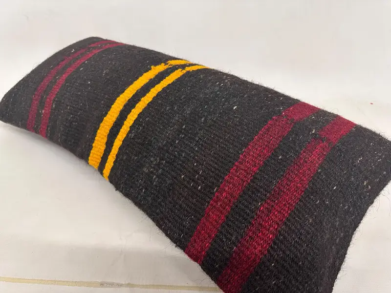 Kilim Pillow, 16x36 Brown Pillow Case, Ikat Cushion Cover, Turkish Kilim Pillow, Gift Pillow, Morroccon Kilim Cushion Pillow Cover, Pillow - 6
