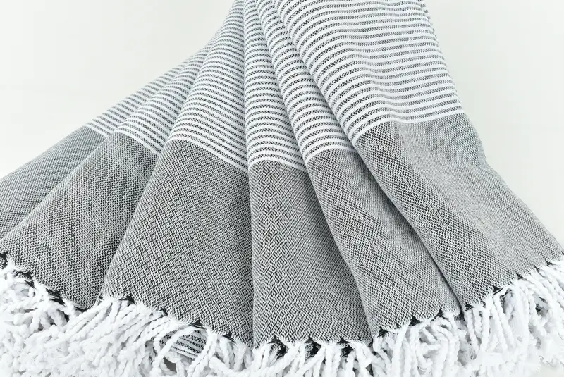 70x40 Cotton Striped Towel, Bath towel, Halloween Bachelorette Party Favors, Gift For Him, Turkish Towel Beach Towel, Beach towel, Unique Gift - 4
