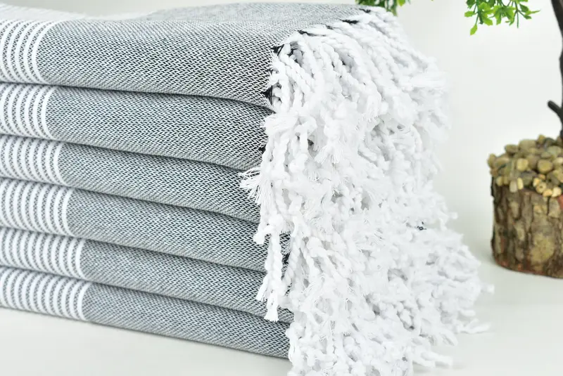 70x40 Cotton Striped Towel, Bath towel, Halloween Bachelorette Party Favors, Gift For Him, Turkish Towel Beach Towel, Beach towel, Unique Gift - 3