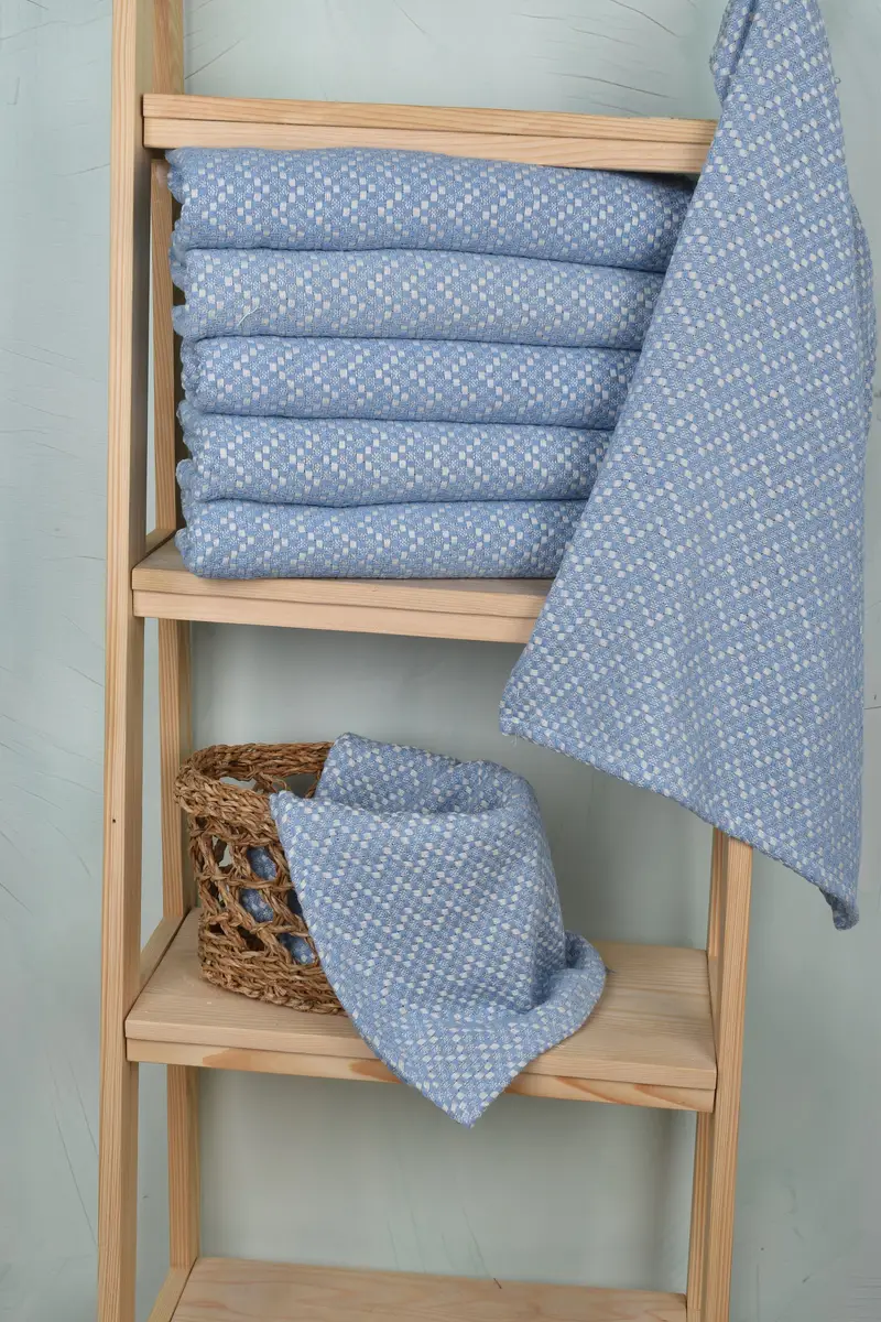 Bathroom Towels, Custom Hand Towel, 32x20 Cotton Herringbone Towel, Turkish Tea Towel, Bachelorette Towel, Beach Wedding Favor, Monogram Dish Towel - 3