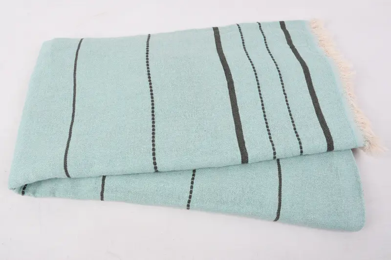 Quick-dry towel, 70x40 Cotton Striped Towel, Gym Towel, Anniversary Gift For Her, Bachelorette Party Gifts, Personalized Beach Towel, Yoga Towel - 6