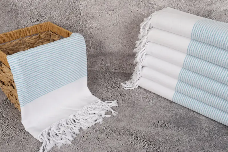 Xmas Gifts, Bridesmaid Gift Towel, Beach towel, Custom Wedding Gift From Bridesmaid, Bridesmaid Gift, 70x36 Cotton Striped Towel, Hammam Towel USA - 3