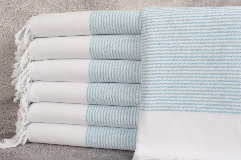 Xmas Gifts, Bridesmaid Gift Towel, Beach towel, Custom Wedding Gift From Bridesmaid, Bridesmaid Gift, 70x36 Cotton Striped Towel, Hammam Towel USA - 1