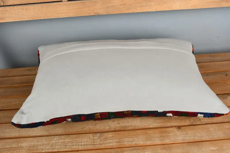 Pillow for Couch, 16x24 Red Pillow Sham, Vintage Kilim Pillow, Wholesale Pillow Sham, Cushion Cover, Interior Designer Pillow - 5
