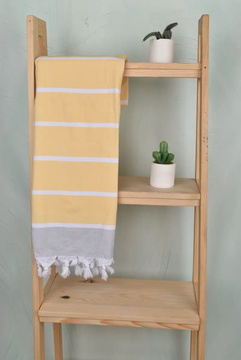 68x40 Cotton Striped Terry Towel, Travel towel, Bridesmaid Gifts Personalized, Spa Towel, Scarf Towel, Monogram Beach Towel, Personalized Towel - 8