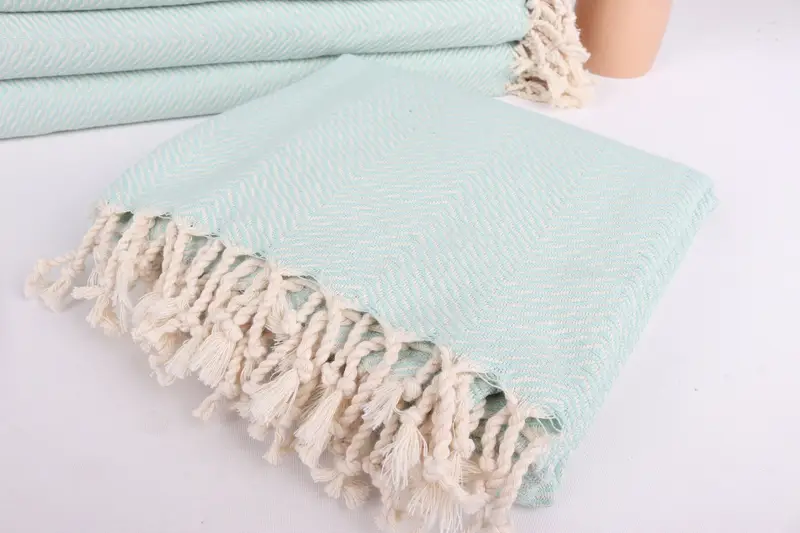 Scarf Towel, 70x40 Cotton Chevron Towel, Bride Gift, Travel towel, Personalized Turkish Towel, Bachelorette Party Gifts, Organic Cotton Towel - 5