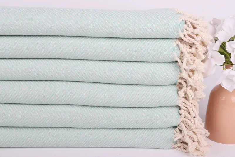 Scarf Towel, 70x40 Cotton Chevron Towel, Bride Gift, Travel towel, Personalized Turkish Towel, Bachelorette Party Gifts, Organic Cotton Towel - 3
