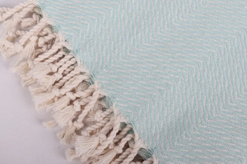 Scarf Towel, 70x40 Cotton Chevron Towel, Bride Gift, Travel towel, Personalized Turkish Towel, Bachelorette Party Gifts, Organic Cotton Towel - 7