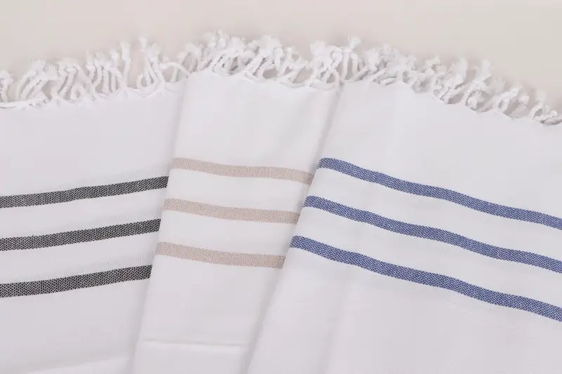 Personalized Kitchen Towel, 40x24 Cotton Striped Towel, Gift For The Home, Monogrammed Hand Towel, Turkish Towel Hand Towel, Bachelor Party Gifts - 4