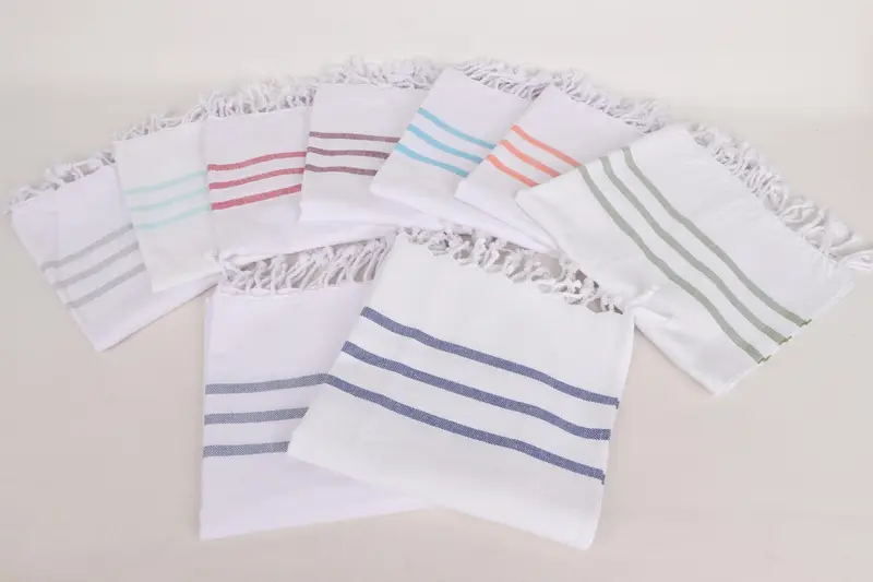 Personalized Kitchen Towel, 40x24 Cotton Striped Towel, Gift For The Home, Monogrammed Hand Towel, Turkish Towel Hand Towel, Bachelor Party Gifts - 3