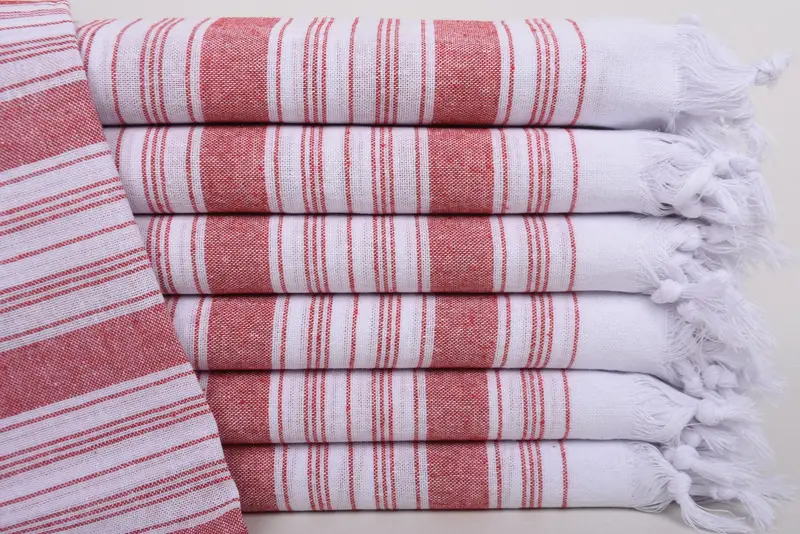 Bridal Shower Gift, Organic cotton Turkish peshtemal towel, 68x32 Cotton Striped Towel, Lightweight towel, Xmas Gifts, Bridal Shower Favors
