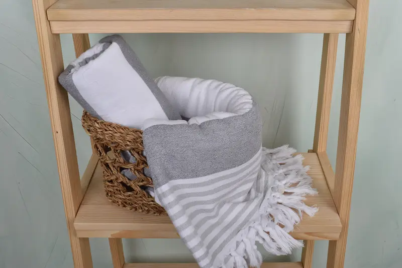 68x36 Cotton Striped Terry Towel, Bridesmaid Gift, Wedding Shower Gift, Bulk Order Towel, Custom Wedding Towel, Custom Wedding Gift, Gifts For Him - 4
