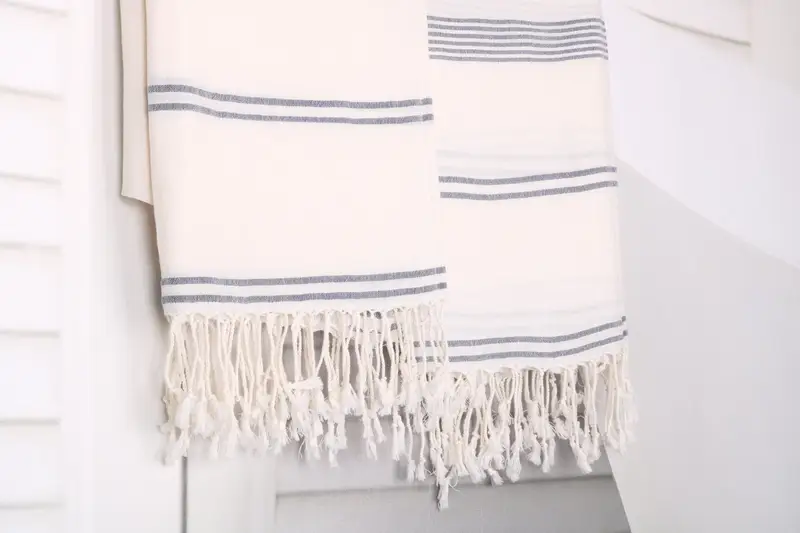 80x36 Cotton Striped Towel, Bridesmaid Gift Towel, Bachelorette Party Gifts For Bride, Personalized Bridesmaid Gift, Summer Gift, Bridal Party Gifts - 8