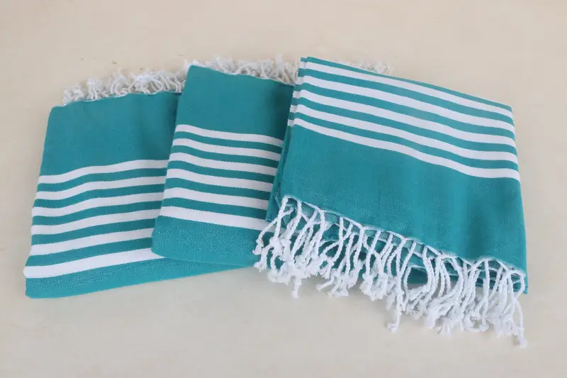Lightweight towel, 70x40 Cotton Striped Towel, Luxury Turkish peshtemal beach towel, Guest Towel, Beach towel, Gift For Boyfriend, Hammam towel - 3