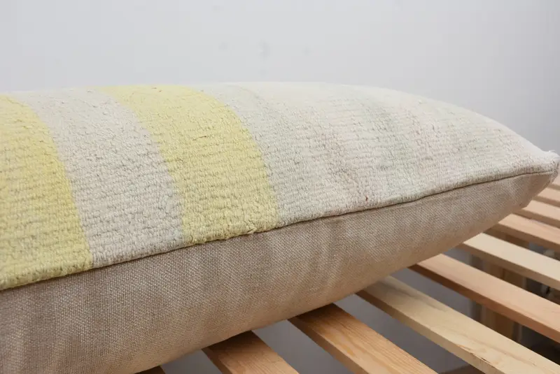Lounge Throw Cushion, Pillow for Couch, Antique Pillows, Car Pillow Cover, Pillow Sham, 16x48 White Pillow Sham, Kilim Pillow - 7