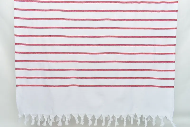Bridesmaid Gift, Girl Trip Party Favor, Embroidered Beach Towel, Handmade Gift, 64x40 Cotton Striped Terry Towel, Bathroom Towel, Bachelor Gifts - 8