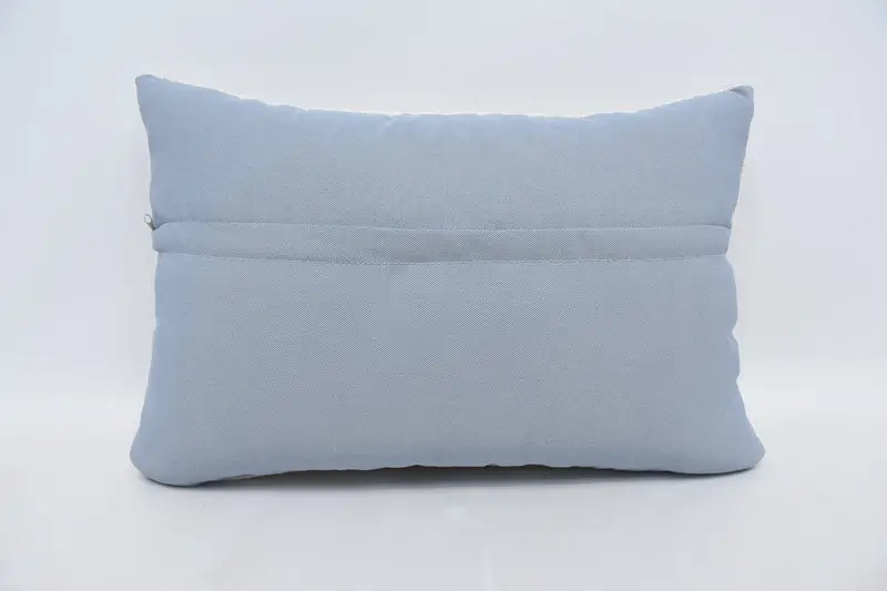Farmhouse Pillow Cover, Kilim Pillow Cover, Cushion Case, Home Decor Pillow, Boho Pillow Sham Cover, 16x24 White Cushion Cover - 6