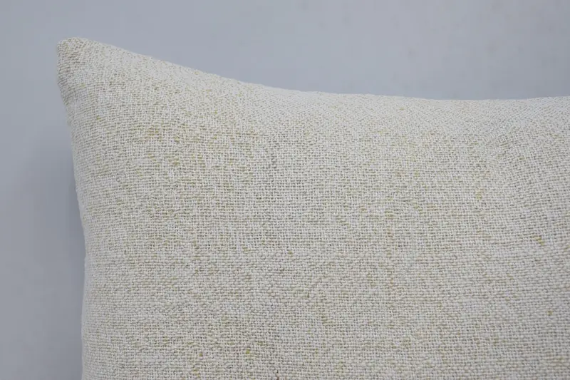 Farmhouse Pillow Cover, Kilim Pillow Cover, Cushion Case, Home Decor Pillow, Boho Pillow Sham Cover, 16x24 White Cushion Cover - 2