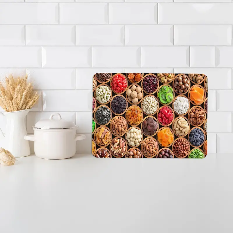 強化ガラスまな板、モダンなキッチンに欠かせない滑り止めの足付き