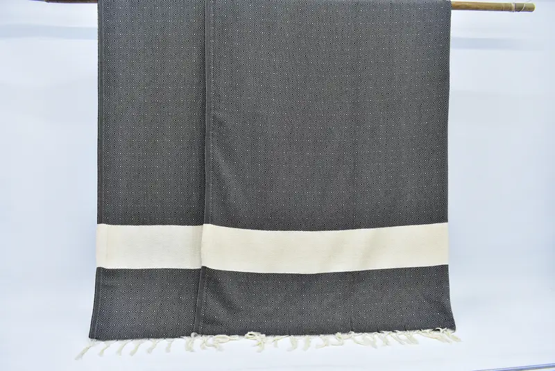 Turkish Bedcover, 96x80 Cotton Diamond Towel, Boyfriend Gift, Decorative Blanket, Bachelorette Gifts, Organic Throw, Bridal Shower Gift - 1