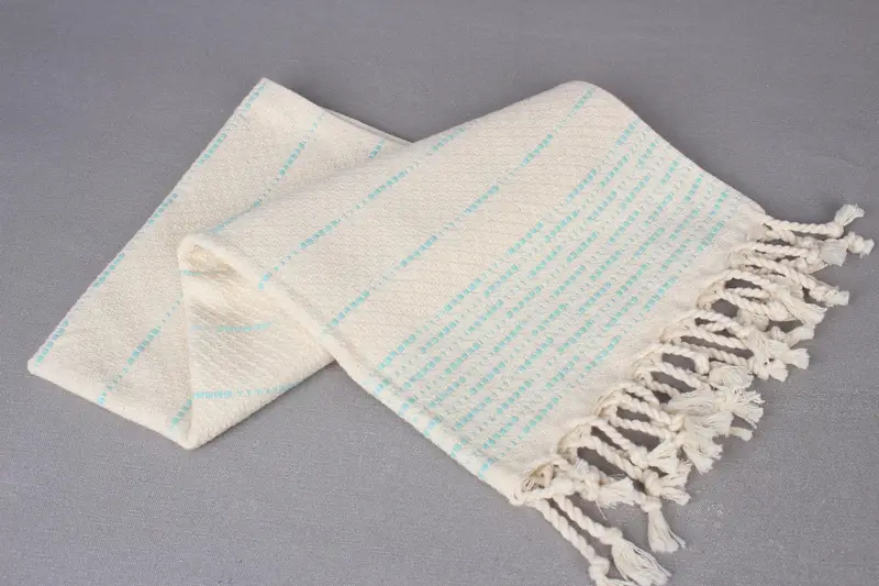 Turkish Towel Hand Towel, Bachelorette Party Decorations, 36x18 Cotton Striped Design Towel, Memorial Gift, Bathroom Towels, Personalized Dish Towel - 6