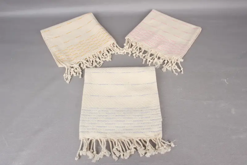 Turkish Towel Hand Towel, Bachelorette Party Decorations, 36x18 Cotton Striped Design Towel, Memorial Gift, Bathroom Towels, Personalized Dish Towel - 3