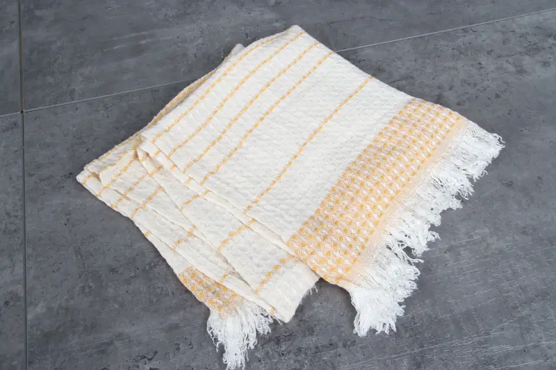 Turkish Tea Towel, Wedding Anniversary Gift, Monogram Kitchen Towel, Bachelorette Favor, Turkish Towel Hand Towel, 40x20 Cotton Waffle Towel - 5