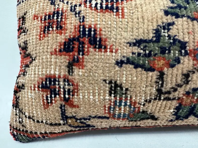 Boho Pillow, Tapestry Pillow Case, 8x16 Beige Pillow Cover, Nomadic Cushion, Throw Kilim Pillow, Pillow Cover, Pillow for Couch - 2