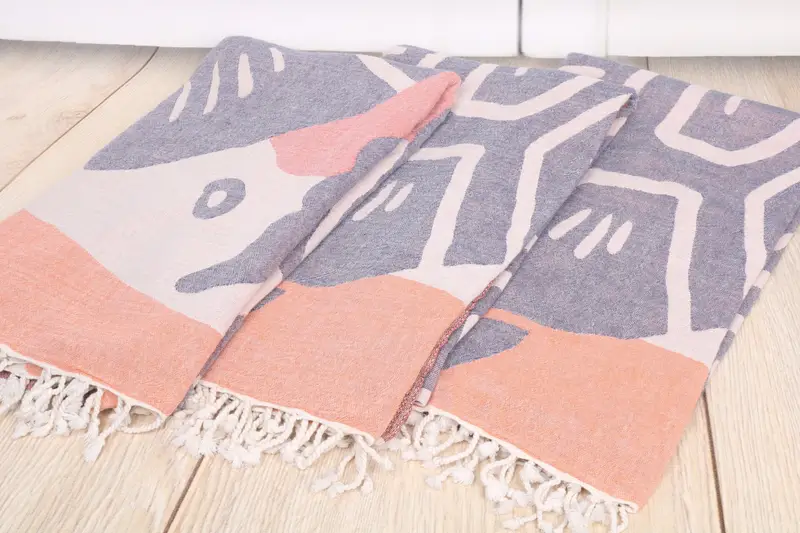 Best Wedding Gift, Soft towel, Beach Towel Bulk, Halloween Gifts, Best Friend Gift, Bachelorette Party Gift, 70x40 Cotton Carretta Patterned Towel - 7