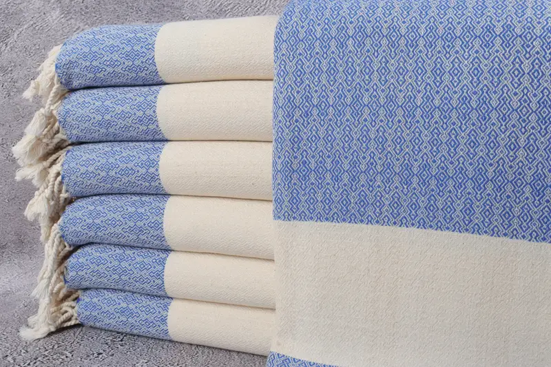 Unique Wedding Gift, Family Gift Basket, 68x36 Cotton Diamond Towel, Custom Towel, Bridesmaid Gift, Bridal Shower Favor, Lightweight Turkish towel - 1