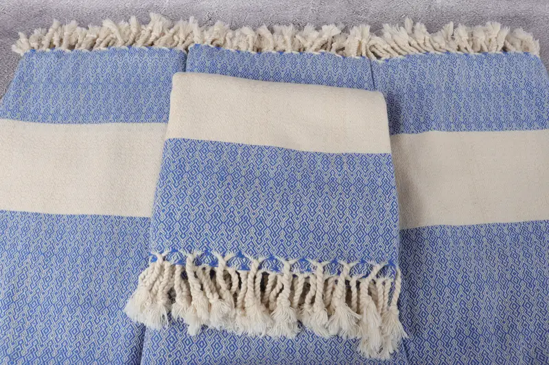 Unique Wedding Gift, Family Gift Basket, 68x36 Cotton Diamond Towel, Custom Towel, Bridesmaid Gift, Bridal Shower Favor, Lightweight Turkish towel - 4