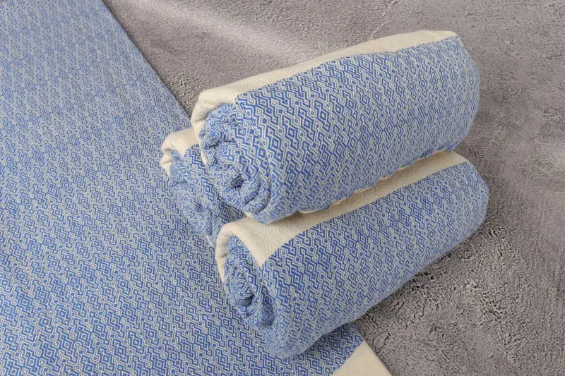 Unique Wedding Gift, Family Gift Basket, 68x36 Cotton Diamond Towel, Custom Towel, Bridesmaid Gift, Bridal Shower Favor, Lightweight Turkish towel - 7