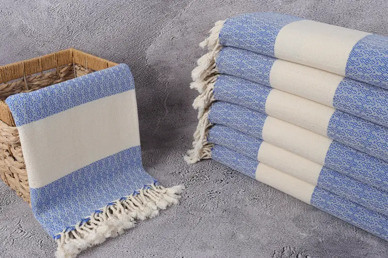Unique Wedding Gift, Family Gift Basket, 68x36 Cotton Diamond Towel, Custom Towel, Bridesmaid Gift, Bridal Shower Favor, Lightweight Turkish towel - 3