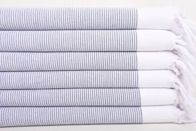 Gym Towel, Turkish Hand Towel, Turkish Tea Towel, Bridesmaid Gifts, 40x18 Cotton Striped Towel, Gift For Wedding Day, Best Friend Christmas Gift - 3