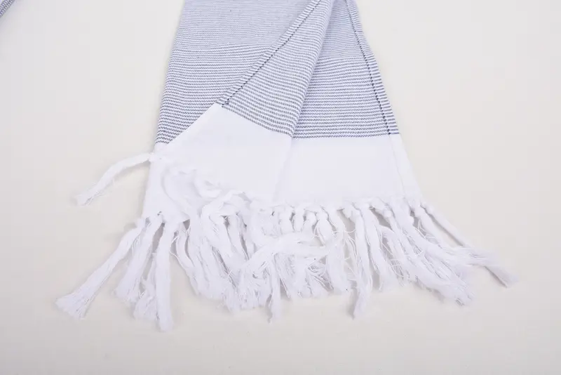Gym Towel, Turkish Hand Towel, Turkish Tea Towel, Bridesmaid Gifts, 40x18 Cotton Striped Towel, Gift For Wedding Day, Best Friend Christmas Gift - 8