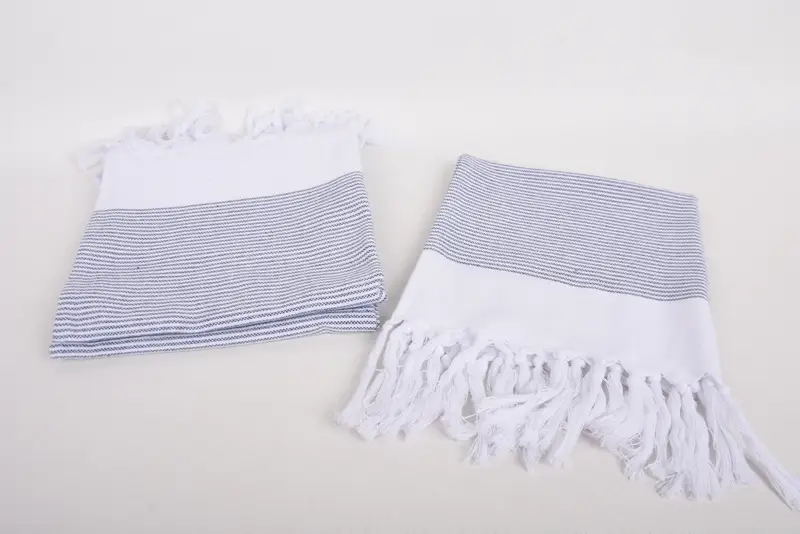 Gym Towel, Turkish Hand Towel, Turkish Tea Towel, Bridesmaid Gifts, 40x18 Cotton Striped Towel, Gift For Wedding Day, Best Friend Christmas Gift - 7