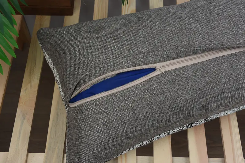 Boho Pillow Sham Cover, Luxury Pillow, Pillow Case, 16x48 White Pillow, Turkish Bench Pillow Sham, Pillow for Couch, Vintage Kilim Throw Pillow - 8
