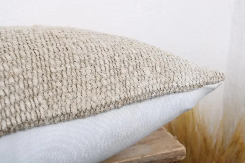 Hediye yastığı, desen atma yastığı, 16x24 bej yastık kapağı, boho yastık sham kapağı, vintage Kilim yastığı, yastık sham, veranda yastık sham - 6