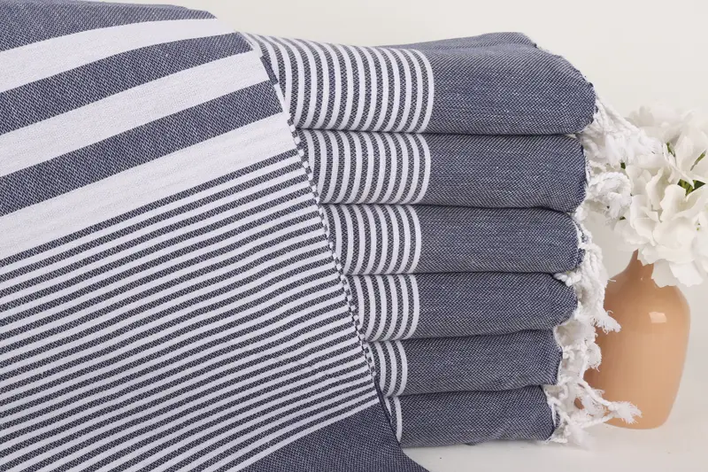 70x40 Cotton Striped Towel, Monogrammed Beach Towel, Custom Bath Towel, Turkish Towel Monogram, Bridal Shower Gift, Gift For Boyfriend, Travel towel - 1