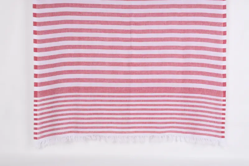 Cotton towel, 68x40 Cotton Striped Towel, Handwoven Turkish Towel, Bridesmaid Gifts, Boyfriend Christmas Gift, Organic Towel, Fouta towel - 8