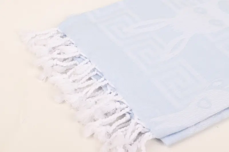 Personalized Turkish Towel, Personalized Gifts, 70x40 Cotton Patterned Towel, Scarf Towel, Embroidered Beach Towel, Customized Towels, Travel towel - 8