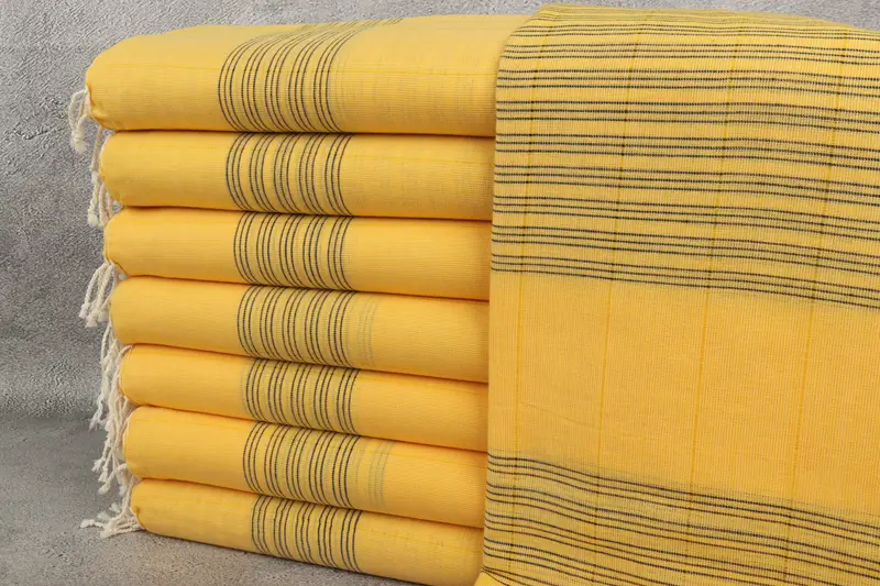 70x40 Cotton Striped Towel, Personalized Beach Towel, Christmas Favors, Housewarming Gift, Turkish fouta towel for outdoor use, Bachelorette Gifts - 1