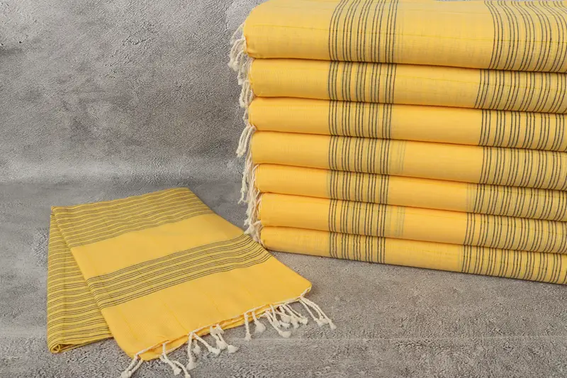 70x40 Cotton Striped Towel, Personalized Beach Towel, Christmas Favors, Housewarming Gift, Turkish fouta towel for outdoor use, Bachelorette Gifts - 2