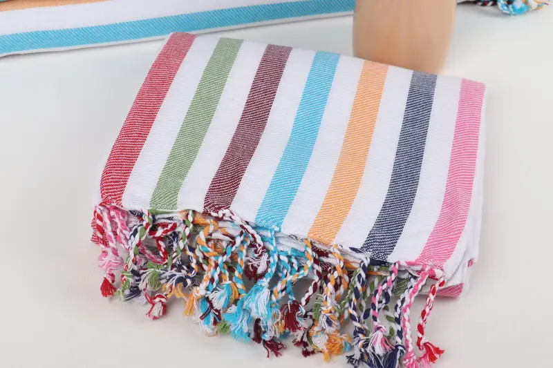 70x40 Cotton Striped Towel, Bachelor Towel, Bachelorette Party Items, Gift Towel, Bridal Shower Gift, Monogram Turkish Towel, Custom Beach Towel - 6