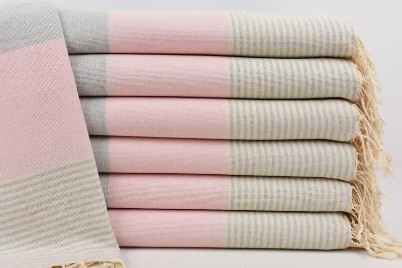 Large Beach Towel Personalized, Bachelorette Party Favors, Bridal Shower Gift, Employee Gifts, 68x40 Cotton Striped Towel, Beach Towel Bulk