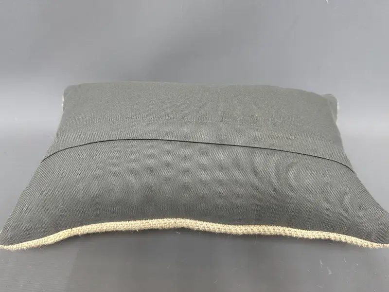 Accent Cushion Cover, Knitted Pillow Sham, Cushion Cover, Antique Pillows, Pillow for Couch, 12x20 Beige Pillow, Boho Pillow Sham Cover - 7